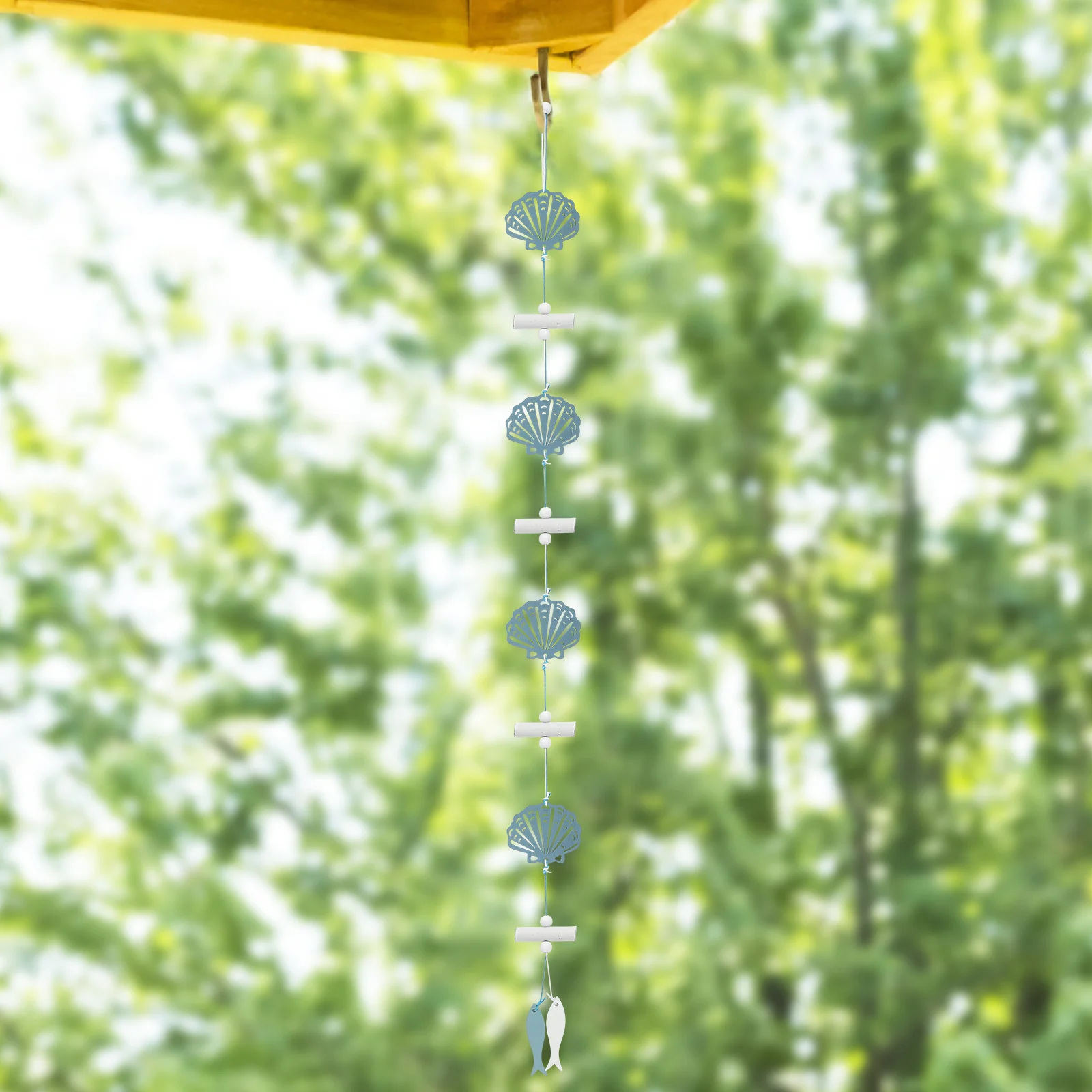 

Pendants Ocean Themed Wall Hanging Ornament Pendant Handmade Natural Wood Wall Hanging Decor For Home Coastal Ornament