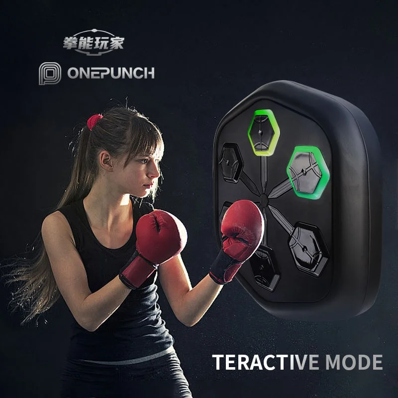 Wall Hanging Trainer Sandbag Intelligent Electronic Equipment Multifunctional Music Dummy Target Smart Boxing Machine