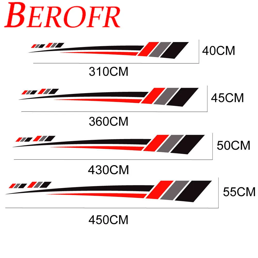 6Pcs/Lot Car Body Stickers Motorhome Stripes Graphics Decals For Peugeot Boxer Citroen Jumper Fiat Ducato Camper Van Accessories view 5