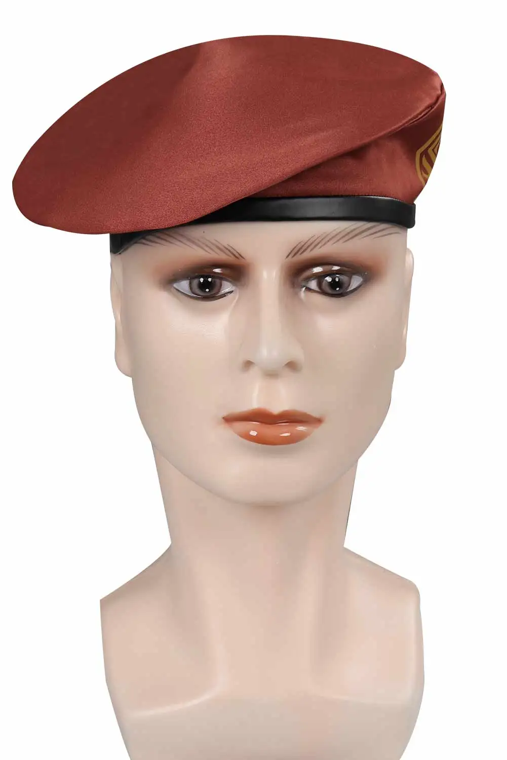 Jack Krauser Hat Game Resident 4 Cosplay Costume Accessories Adult Red Beret Cap Headwear Men Women Roleplay Fantasia Props