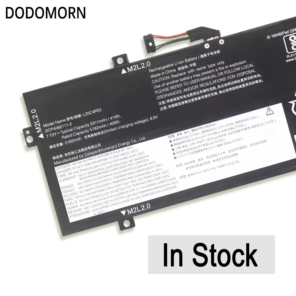 

Laptop Battery For Lenovo YOGA Duet IML 2020 2021 For Lenovo Yoga Duet 7 13ITL6 82MA004PTA 82MA003QMB 82MA009LPH