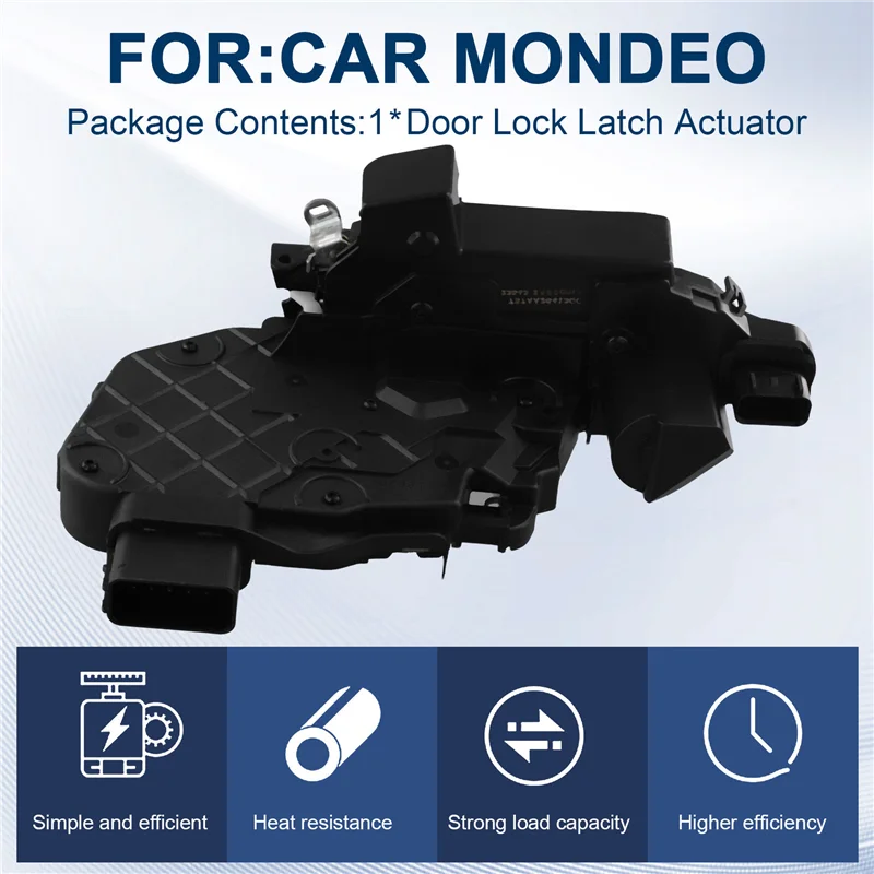 

Classy-Rear Door Lock Latch Actuator Car Door Lock Block For Ford Mondeo