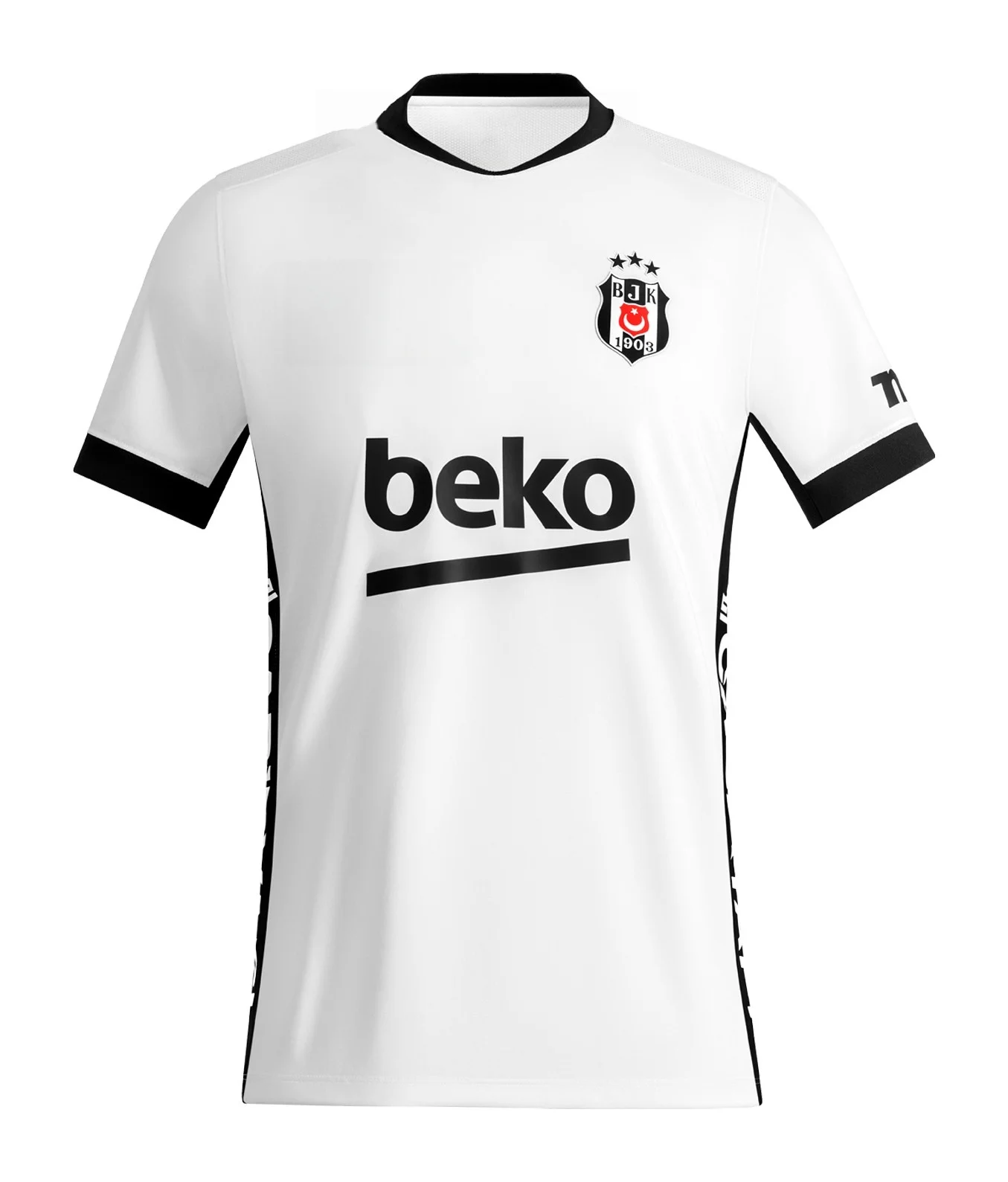 26/27 Neues Herren-Besiktas-Wettkampftrikot, 3D-Druck, Y2K-Design, Oversized, schnelltrocknendes Sportshirt für den täglichen Gebrauch und das Training, T-Shirt. – Detail 3