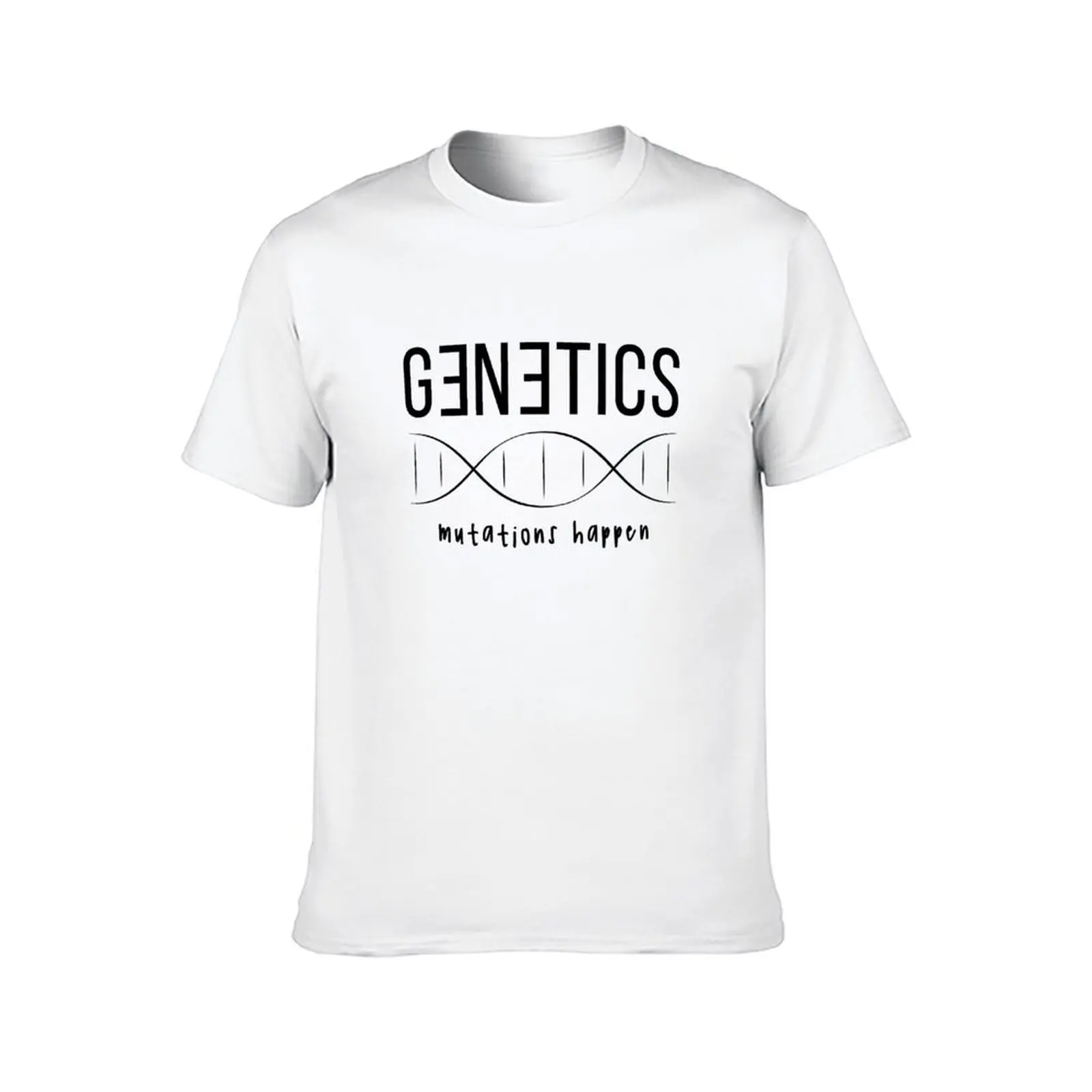 - shirt Genetics Gift Happen plain t t man man shirt Mutations Funny cotton T-Shirt