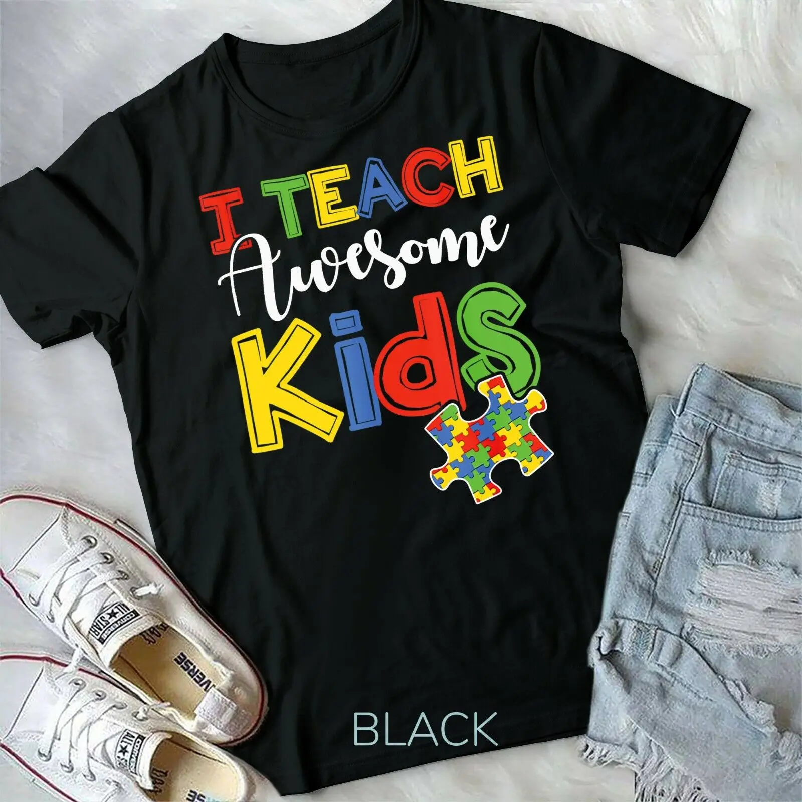 

Autism Awareness Special ED Teacher Gifts T-Shirt Unisex Youth T-shirt