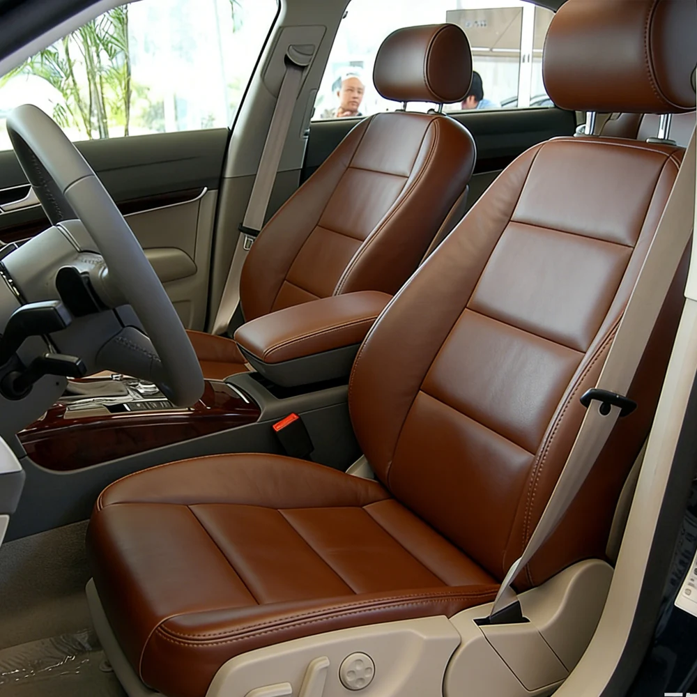 

Car Special Seat Cover For Audi A6 4F C6 2005 2006 2007 2008 2009 2010 2011 PU Leather Car Seat Covers Interior Accessories
