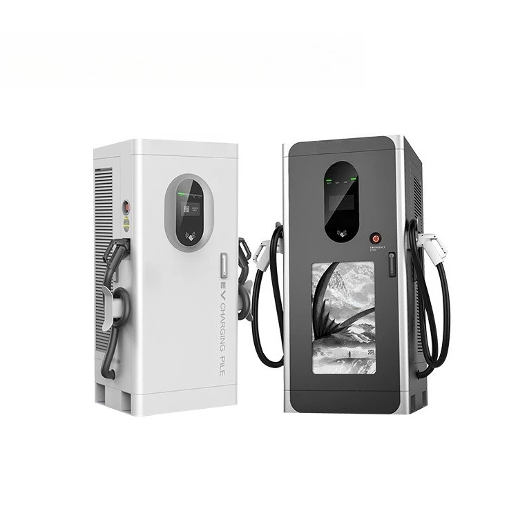 60kw-200kw Electric Vehicle Car Charging Station Floor-Mounted CCS Chademo EV DC Charging Pile 90kw 120kw 150kw Charging Pile