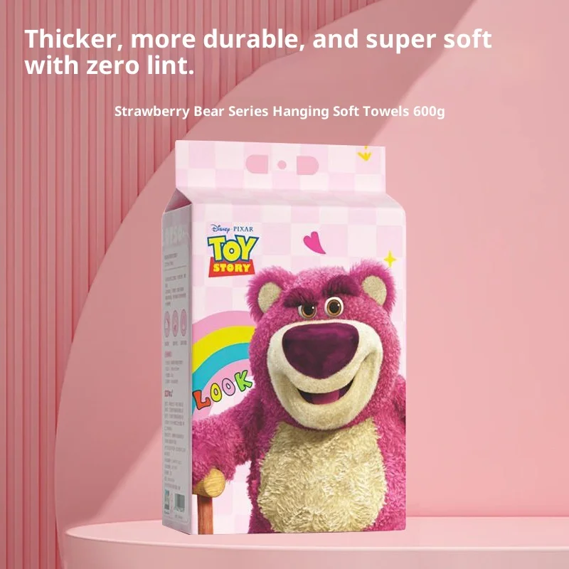 

Toy Story Lotso Soft Cotton Towel Disposable Face Towel Towels Bathroom Accessories Dry Rags For Washing And Drying Face Towels