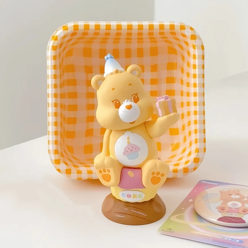 Новый хит продаж, аутентичный маленький медвежонок, исцеляющая планета серии, сюрприз, слепая коробка, милая настольная кукла ручной работы, украшение, подарки для девочек