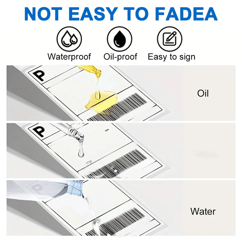 Sensitive Direct Thermal Labels 500 Labels Per Stacked -Strong Adhesive For Shipping Label