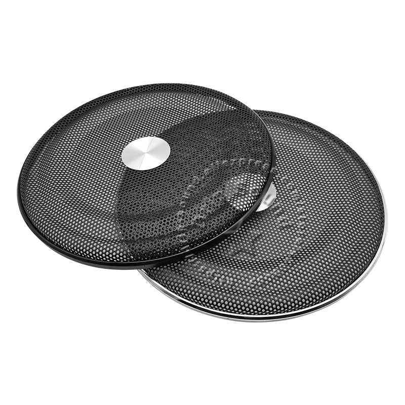 Cubierta para parrilla de altavoz de 8 pulgadas, Red de conversión de Audio para el hogar y el coche, círculo decorativo, protección de malla de Metal, 220mm, #2