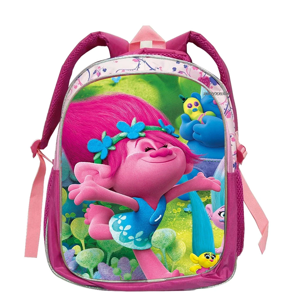 Fashion Bags Travel Laptop Backpack trolls Kids Birthday Ponty Pandy Fireman Trolls World Tour