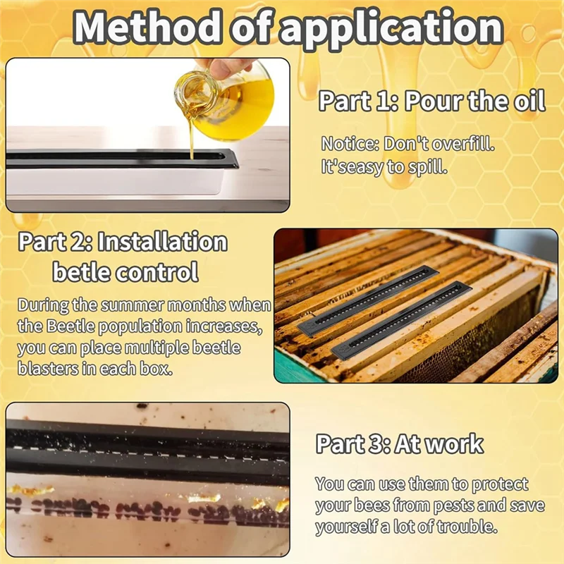 M11K-For Hive Trap Beekeeping Tools Set 22 Pcs Plastic Beehive Beetle Blaster Kit For Honey Production