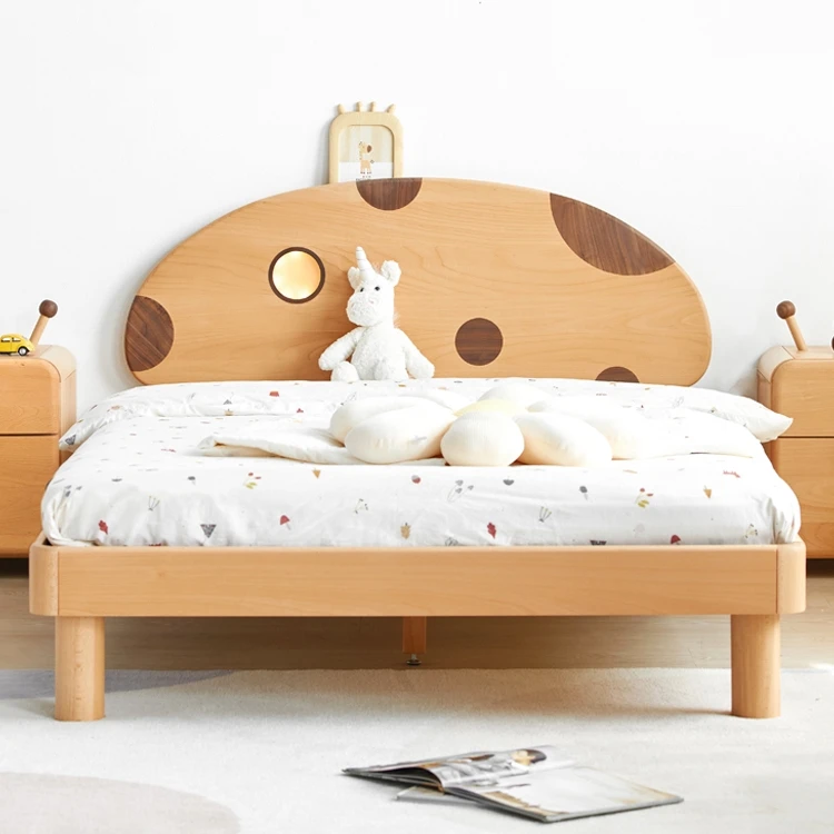 

China Children Beds Wholesale Modern Bedroom Baby Girl Bed Children wooden Furniture Sets Kids Beds