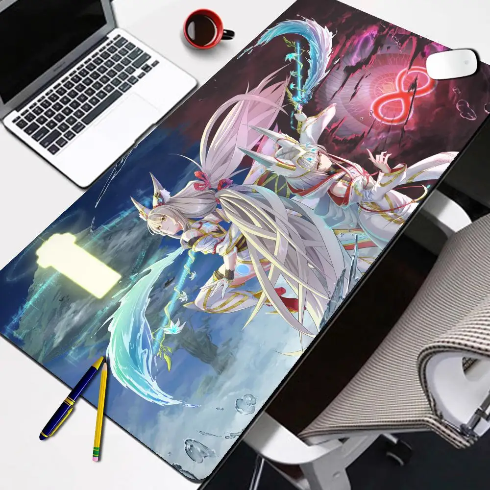 X_xenoblade c_chronicles mouse pad 1200x600 borracha high-end e-sports mouse pad 4mm teclado super grande tapete de mesa grande