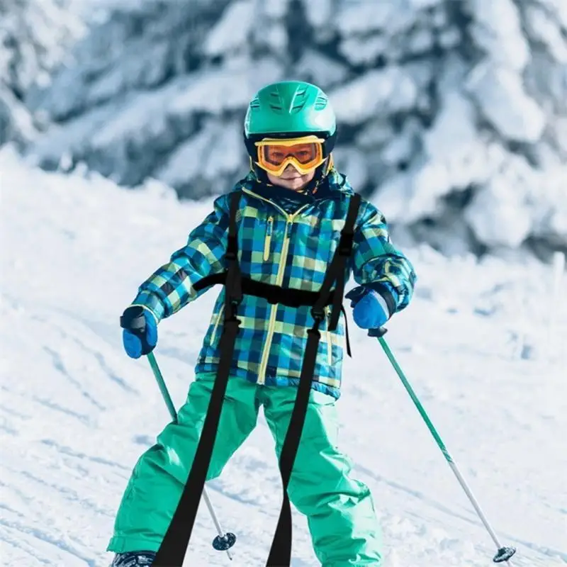 M5TC Beginner Ski Shoulder Harness Ski Training Leash for Skateboarding, Snowboard