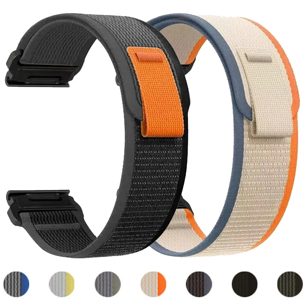 26mm 22mm 20mm Quick Fit Trail Nylon Strap For Garmin Fenix 8 51mm 47mm 43mm Wristband Garmin Quatix 8 Tactix 8 Instinct 3 Band