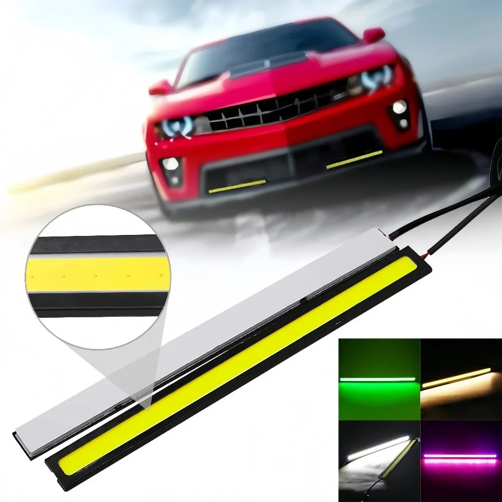 Universal Daytime Running Light 17CM Ultra Bright Waterproof LED Light Strip Suitable for Camping Tents Vehicles  Boats Decorat