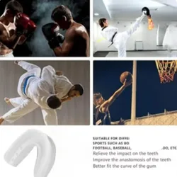 1PC Sparring Boxing Sports Mouthguard Wear Resistant Plastic Forming Adult Fighting Training Brace