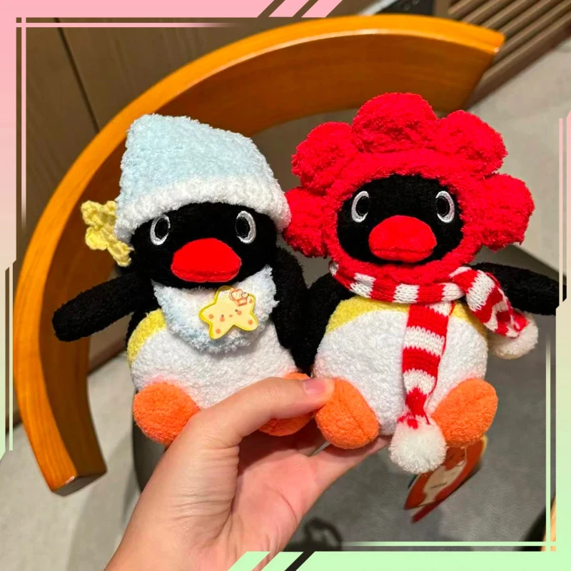 Lovely Penguin Plush Keychain Cute Penguin Doll Backpack Pendant Creative Animal Doll Keychain Girls Christmas Bag Accessories