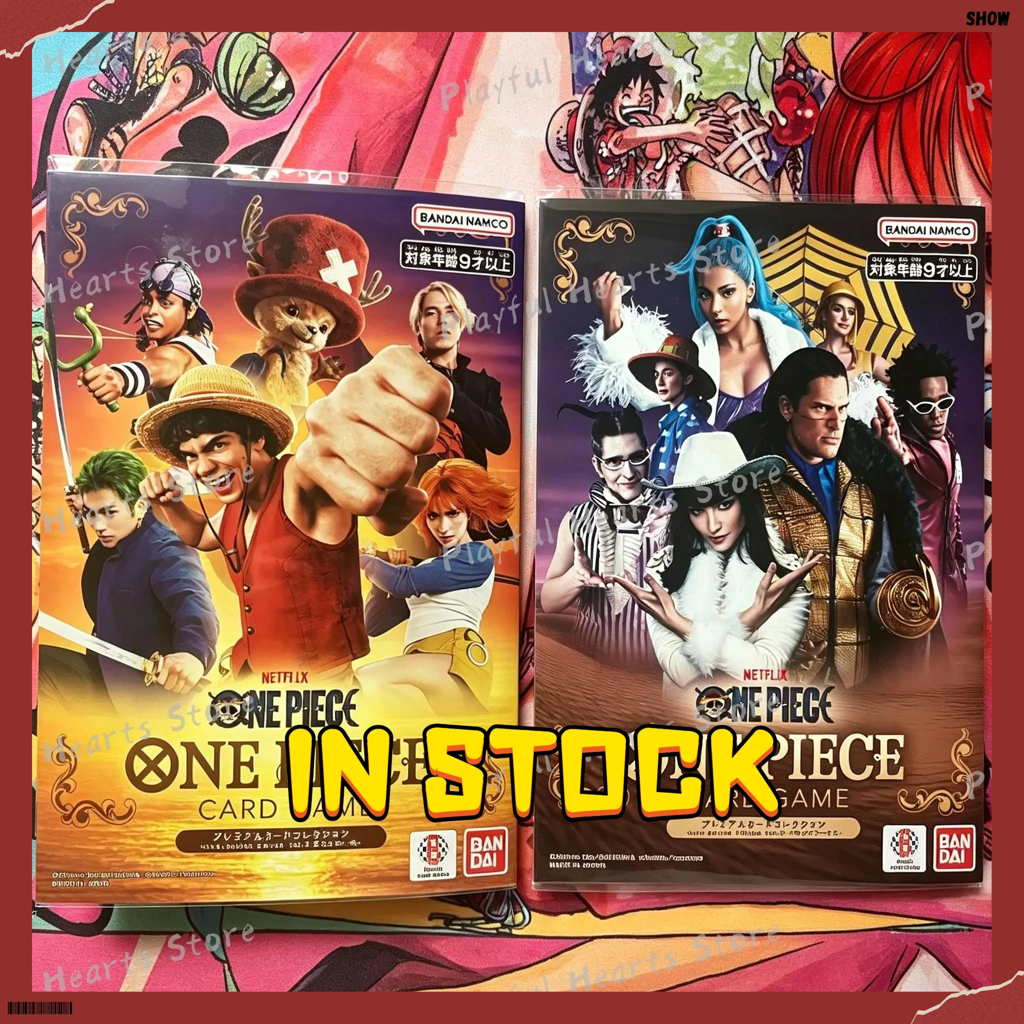 coleccion-de-cartas-premium-de-one-piece-de-bandai-juego-de-cartas-netflix-live-action-vol2-set-limitado-pb-cartas-coleccionables-de-anime-opcg