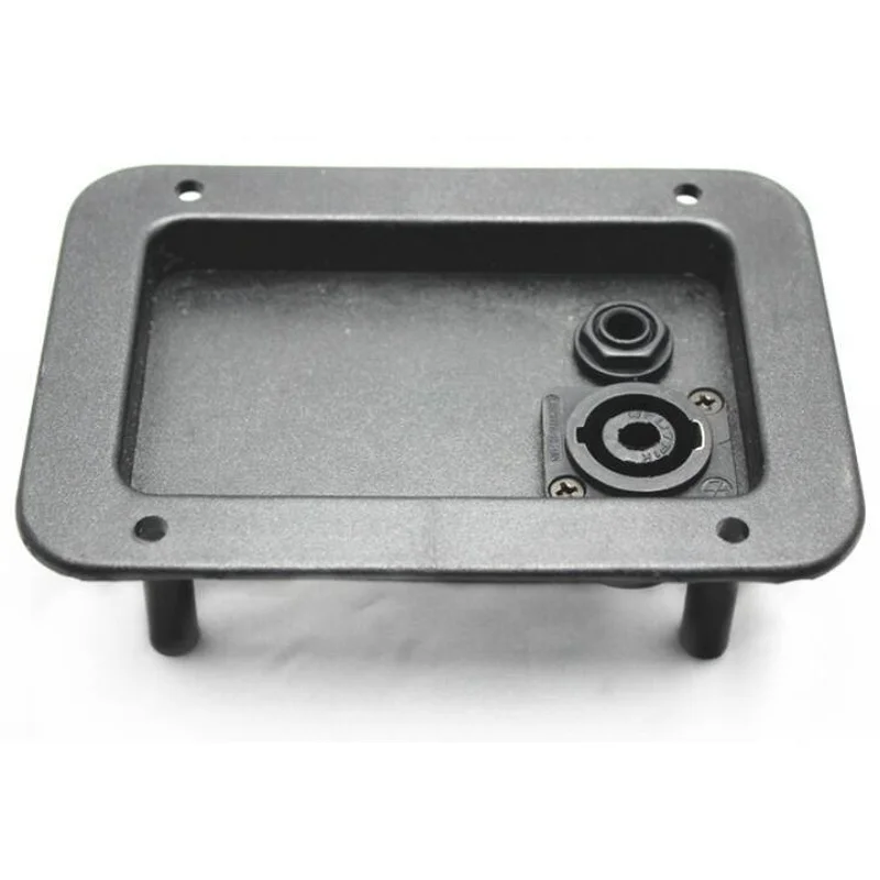 C  FOR 1PC 132x92x45MM Speaker Junction Box For Speaker Accessories 4 Pole Plug Socket