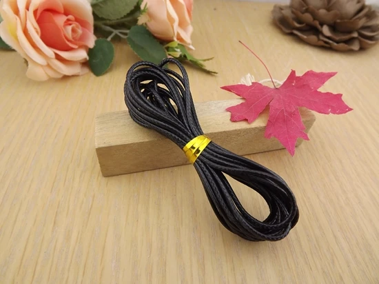 1.5mm Cords Korean jewelry wax rope braided wire bracelet necklace diy rope 3M Jewelry Findings & Components #1094