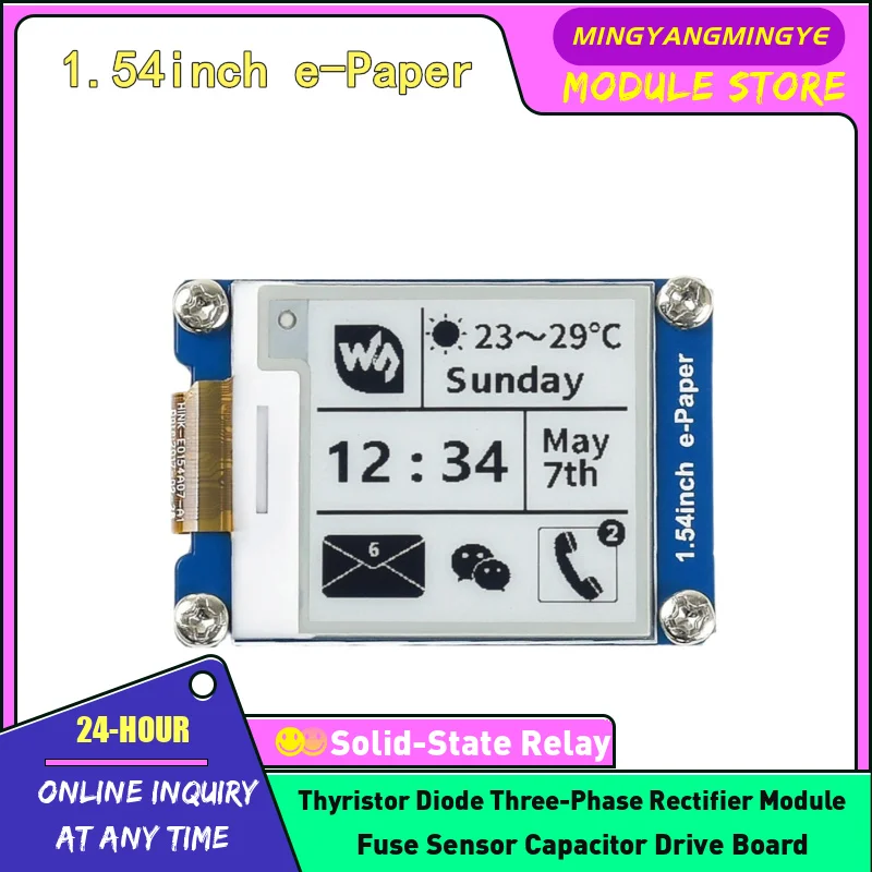 1.54-inch e-paper e-ink screen display module NEW IN STOCK