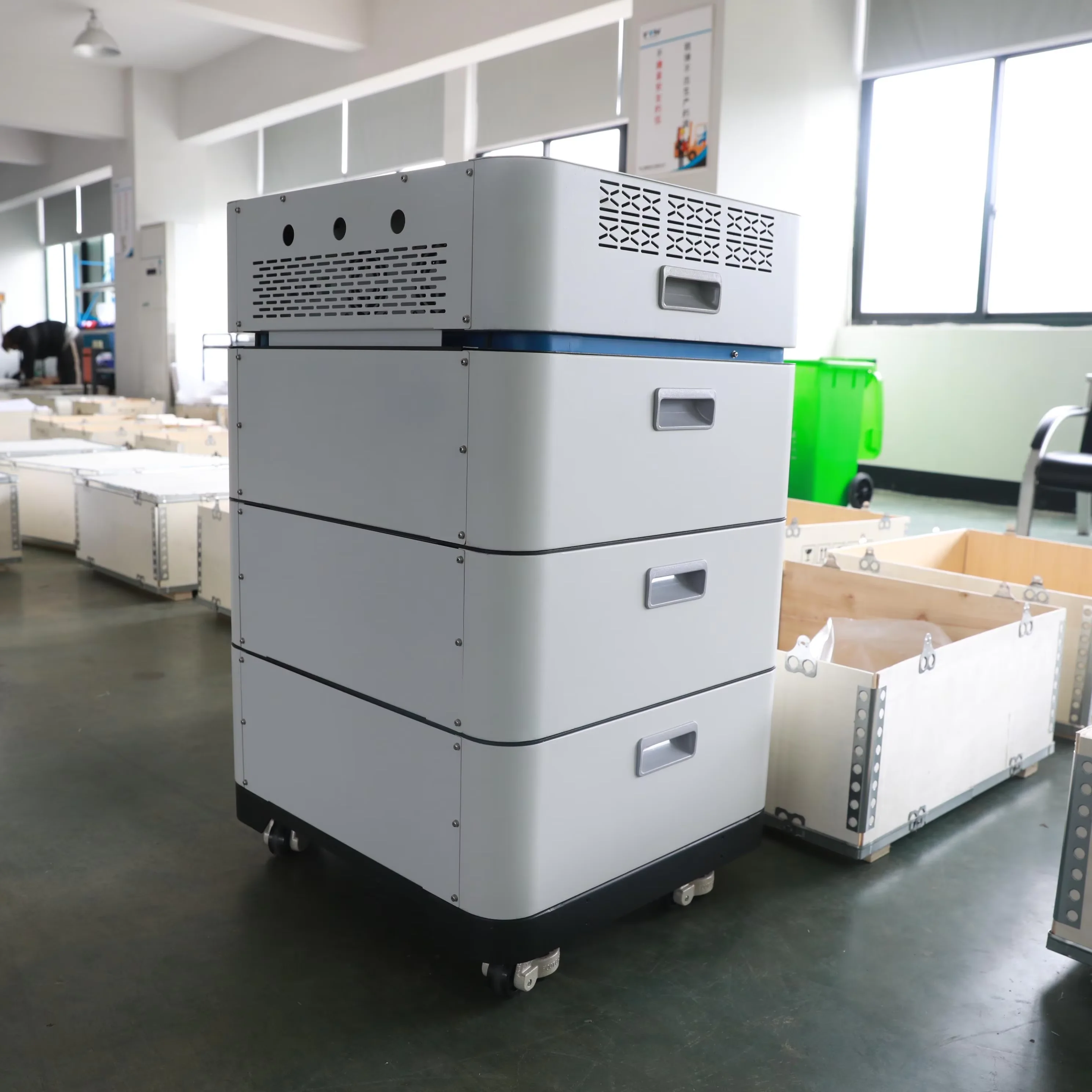 TTNergy Factory الكل في واحد البطارية الشمسية 15kwh 20kwh بطارية ليثيوم 48V 51.2V 200ah 300ah مكدسة Lifepo4 البطارية مع العاكس