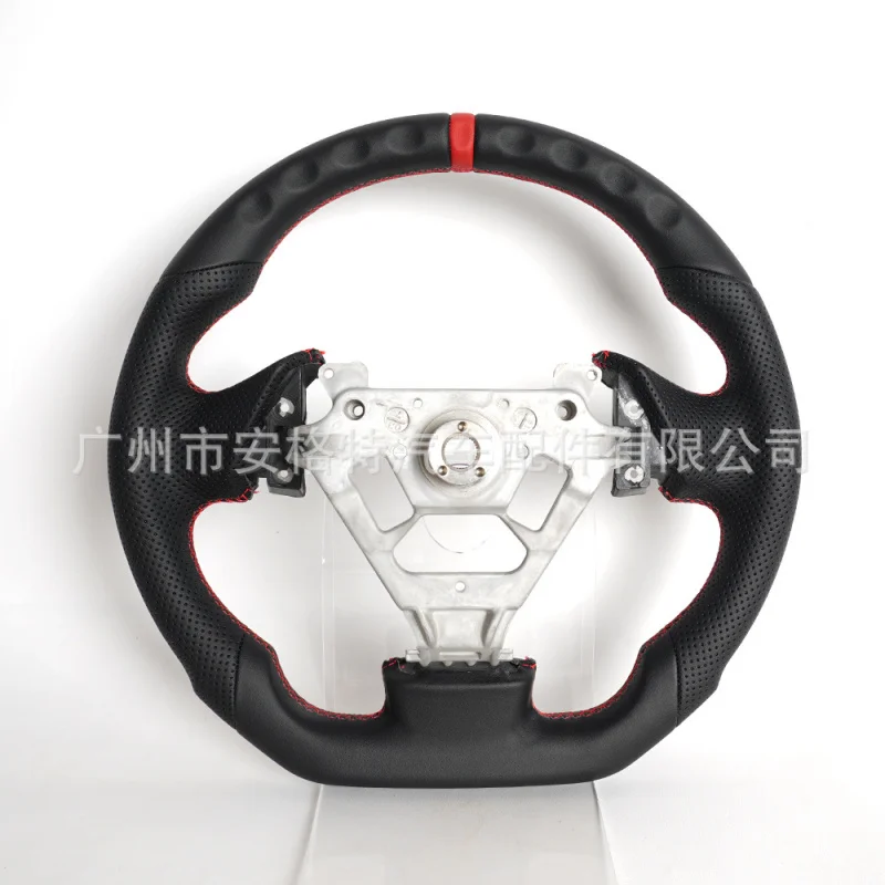 For Infiniti G35 V35 (2004-2007) Full Leather Steering Wheel (With Red Position Line, Modification Part)