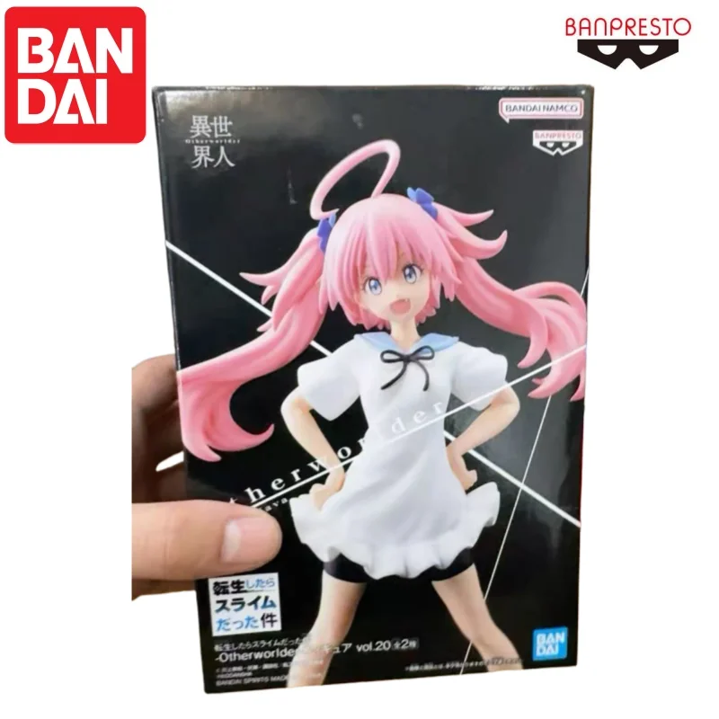 بانداي متوفر في المخزون الأصلي بانبريستو ميليم نافا نموذج دمية العلامة التجارية الجديدة محاصر عمل الشكل الرسوم المتحركة الأجهزة الطرفية شخصيات المرآب