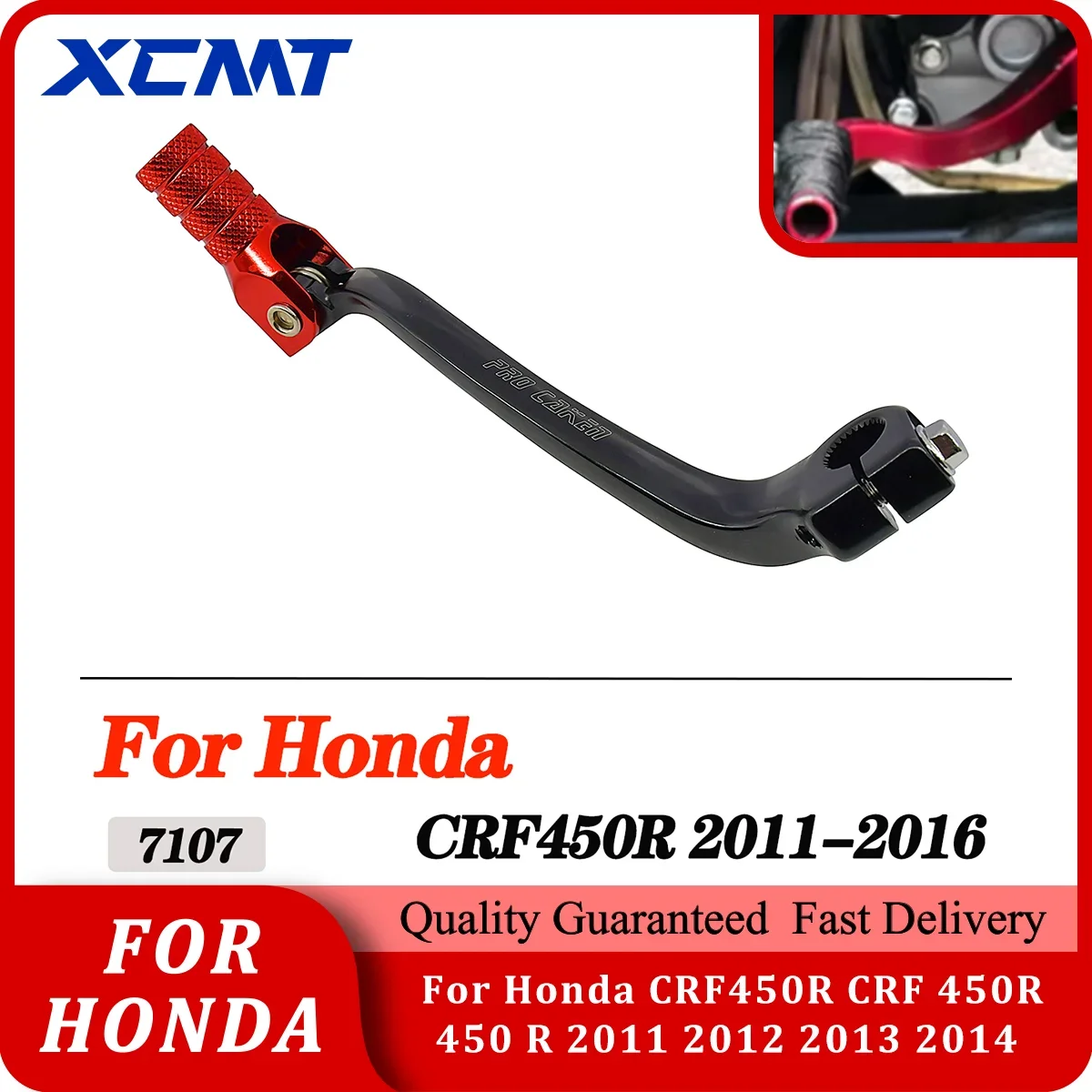 Motocross CNC Folding Gear Shift Shifter Lever For Honda CRF450R CRF 450R 450 R 2011 2012 2013 2014 Motorcycle MX Dirt Pit Bike