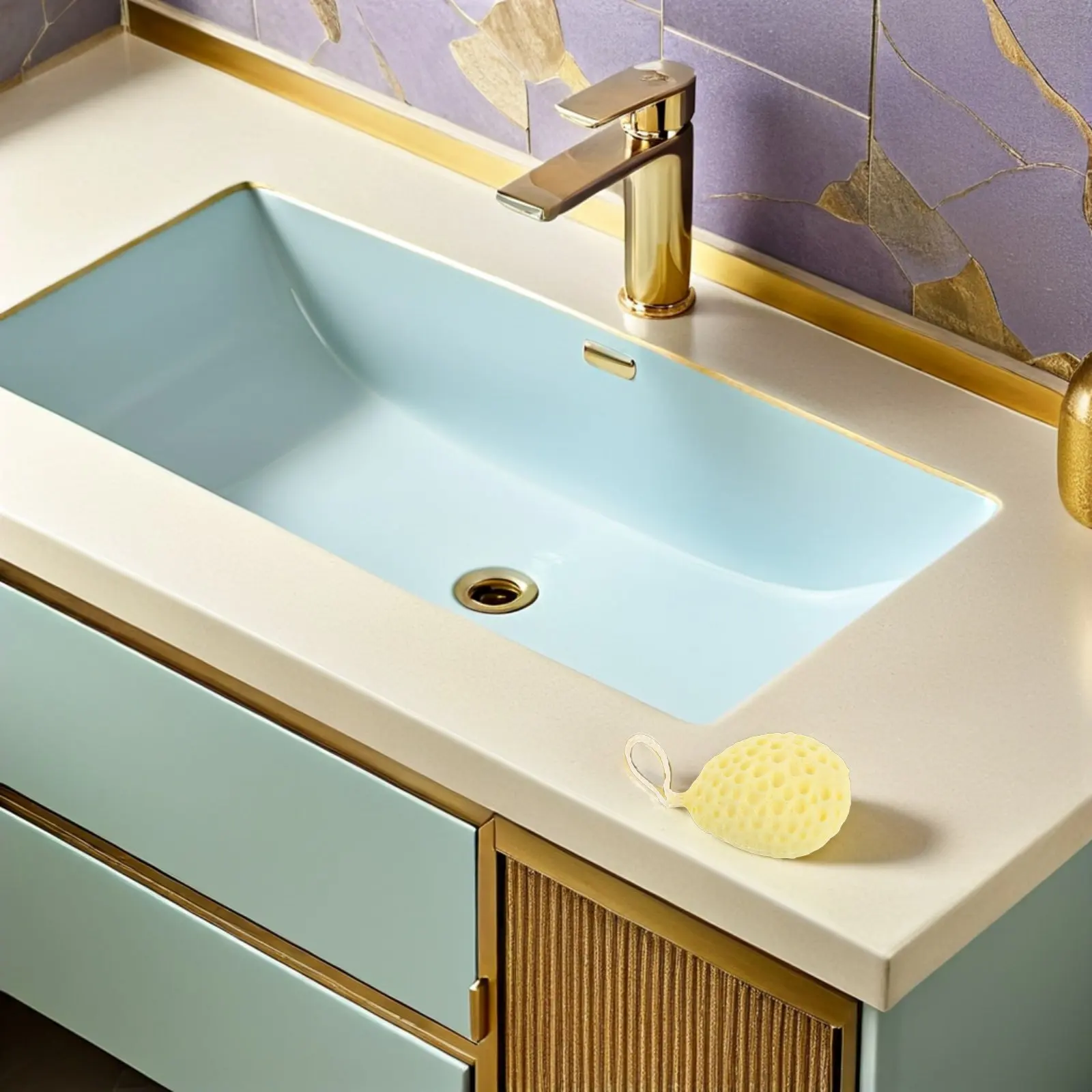 

Honeycomb Bath Sponge Soft Exfoliating Mesh Pouf Body Scrubber Loofah Honeycomb Bath Puff for Adults Men Women Shower Spa Skin