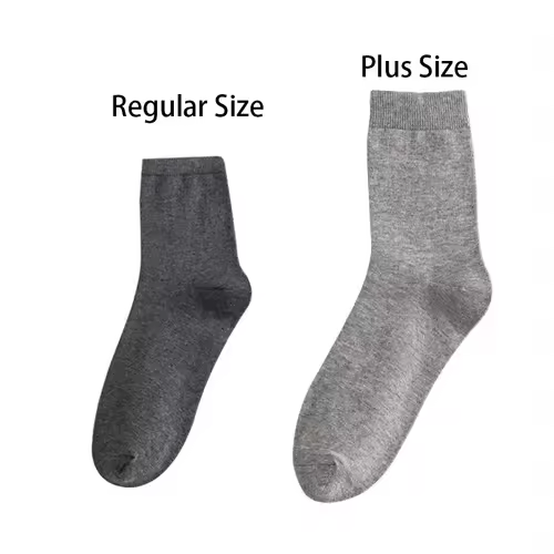 10Pairs/Lot Men Combed Cotton Socks Black Casual Business Breathable High Quality Man Sock New For Male Plus Size EU38-48 - Image 3