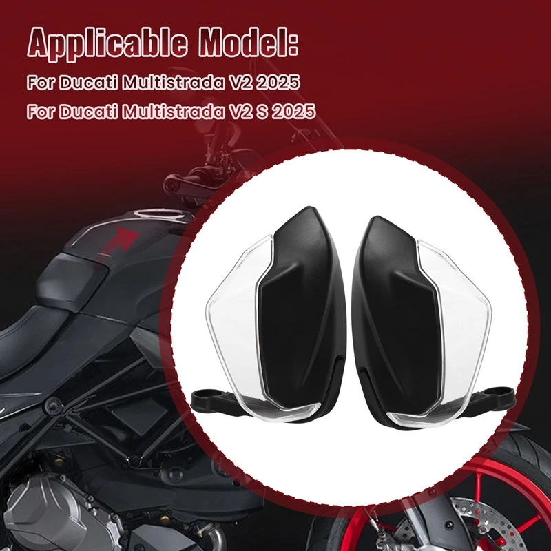 Handguard For Ducati Multistrada V2 S 2025 Hand Guard Protection Sliders Motorcycle Handlebar Windshield Air Deflector