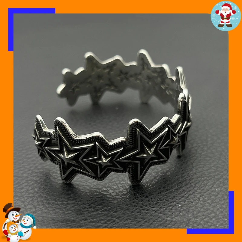 Open Chain Five-pointed Star Bracelet, Male and Female Couples Hip-hop Personality Trendy Play