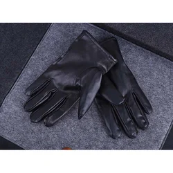 Men Gloves Cycling Touchscreen Warm Mittens Winter Sports Outdoor PU Anti Slip Gloves For Bicycling Gloves