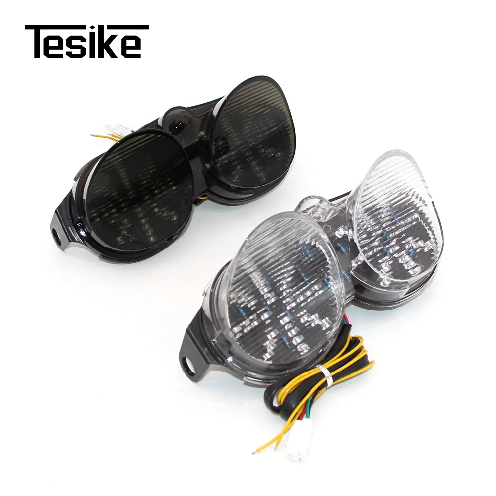 

Motorcycle Rear Tail Light Brake Turn Signals Integrated LED Light For Yamaha YZF R6 2001 2002 Yamaha YZF-R6 YZFR6