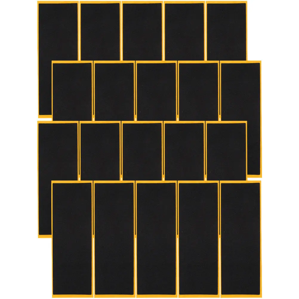 20 Stück Premium-Schaumstoff-Griffband für Fingerboards, stark haftend, komfortables Handling, rutschfestes Design für Mini-Skateboards