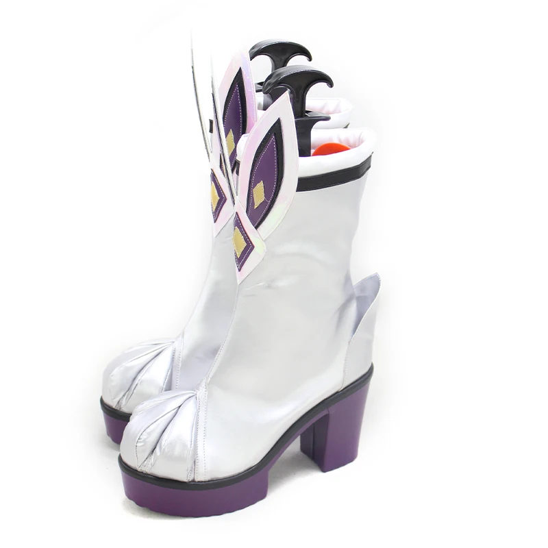 Battle Bunny Miss Fortune Cosplay Shoes Battle Bunny Shoes LOL Miss Fortune PU Leather Halloween Carnival Women High Heels Boots