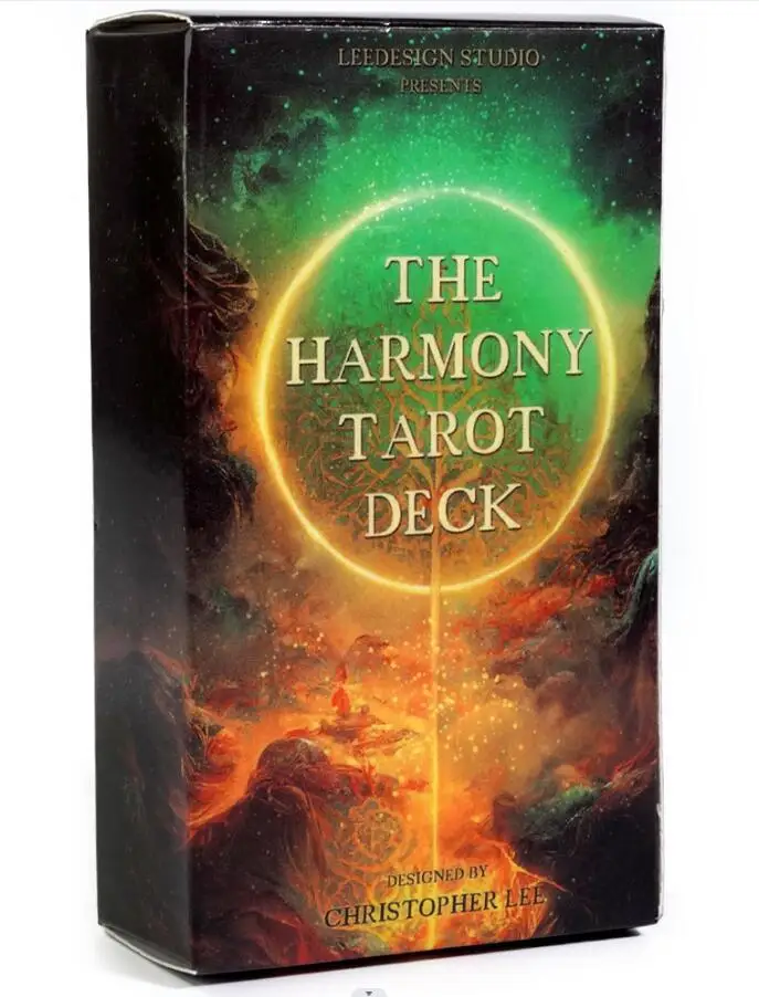 10.3*6cm The Harmony Tarot Deck 78 Uniquely Design Tarot Cards Created By Harmonizing The Two Worlds of AI and Human Creativity