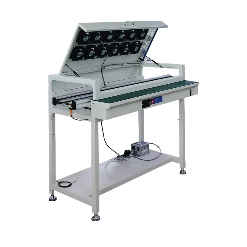 Fully automatic 1.5-meter chain connection table SMD production line conveyor PCB circuit board buffer table equipment