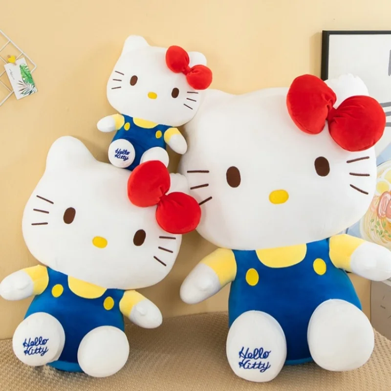 Hello Kitty Plush Toy Doll Cute Stuffed Animal Soft Cartoon Figure Home Room Sofa Decoration Birthday Gift For Family Friends
