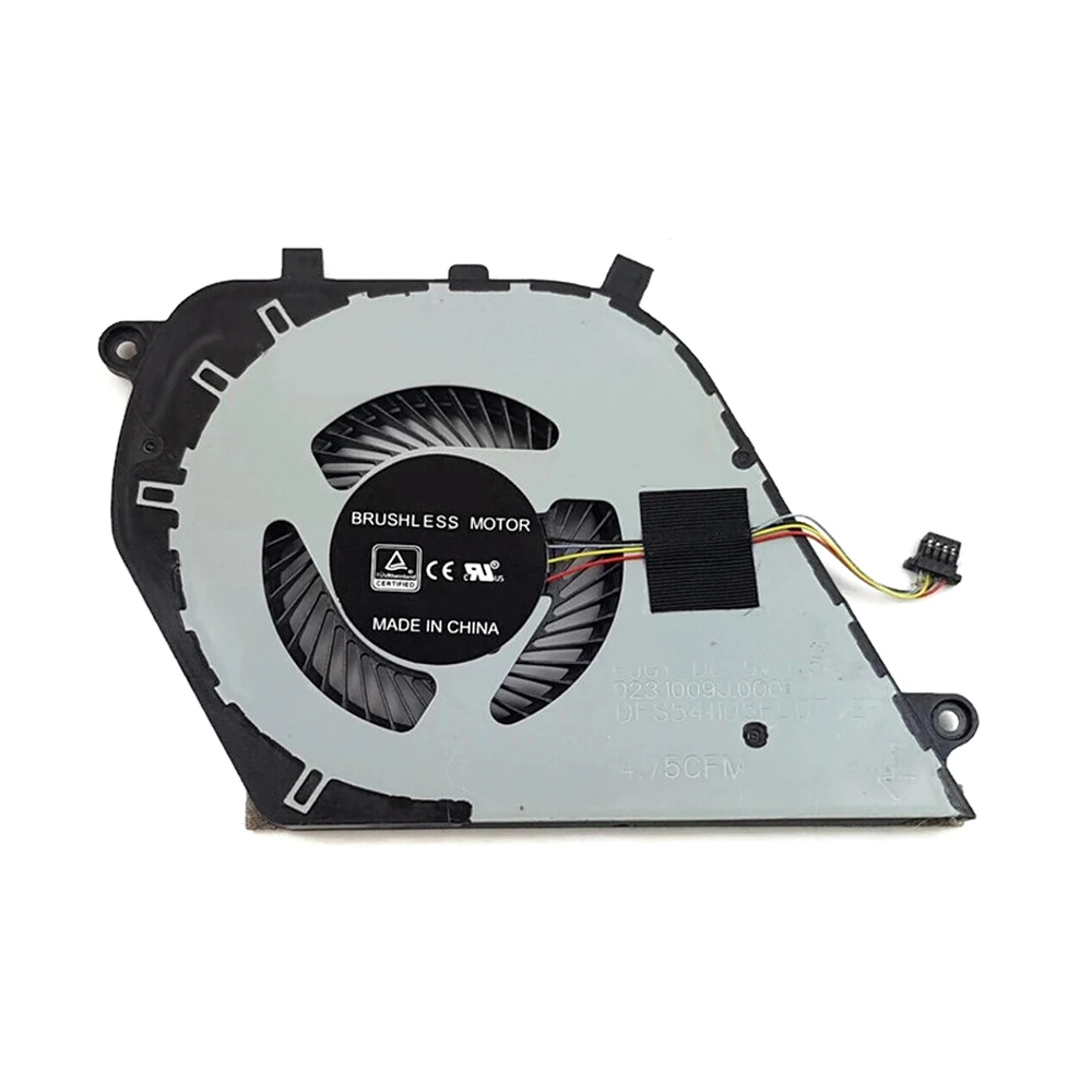 0Y64H5 Y64H5 Laptop CPU Fan For DELL For Inspiron 15 7570 7573 7580 DFS541105FC0T FJGY 023.1009J.0011 DC05V 0.5A 4PIN New