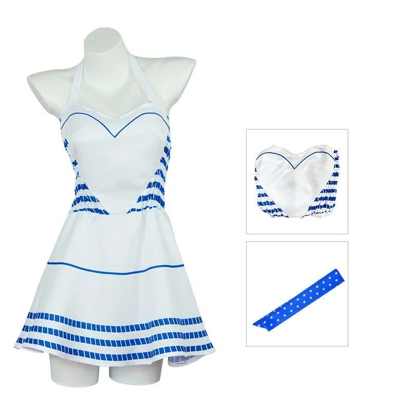 Movie Prince Princess Cosplay Margot Robbie Costume for Women Adult Halloween Carnival Party Role Play Clothes Disguise