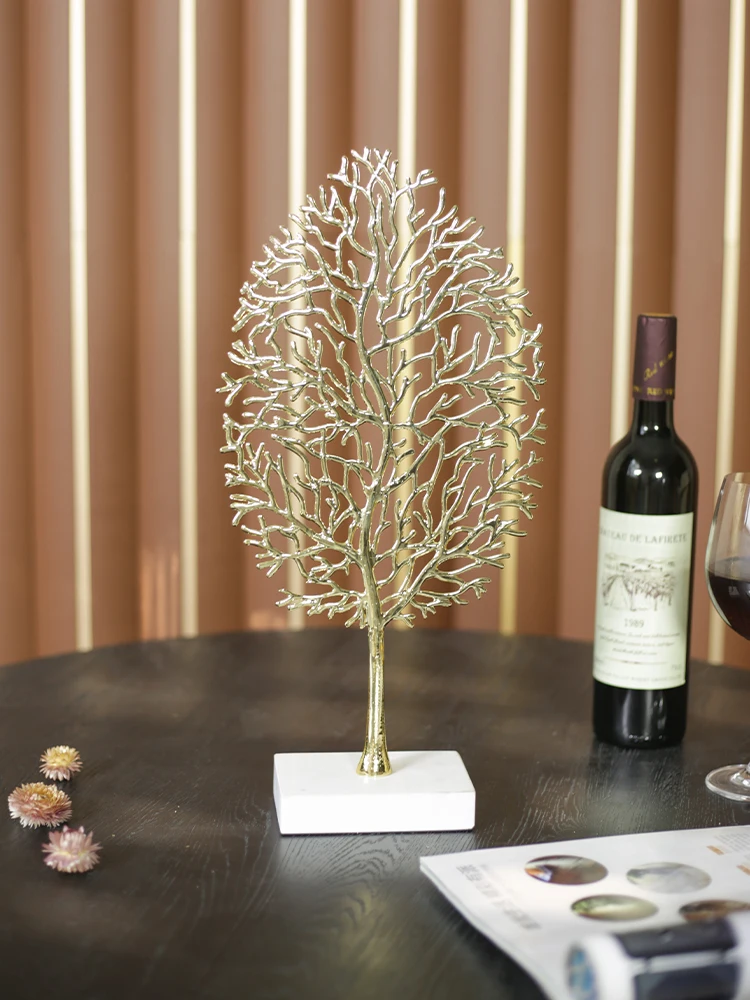 Iron Art Coral Decoration Living Room Decoration Creative Home Coral Tree Desktop Decoration