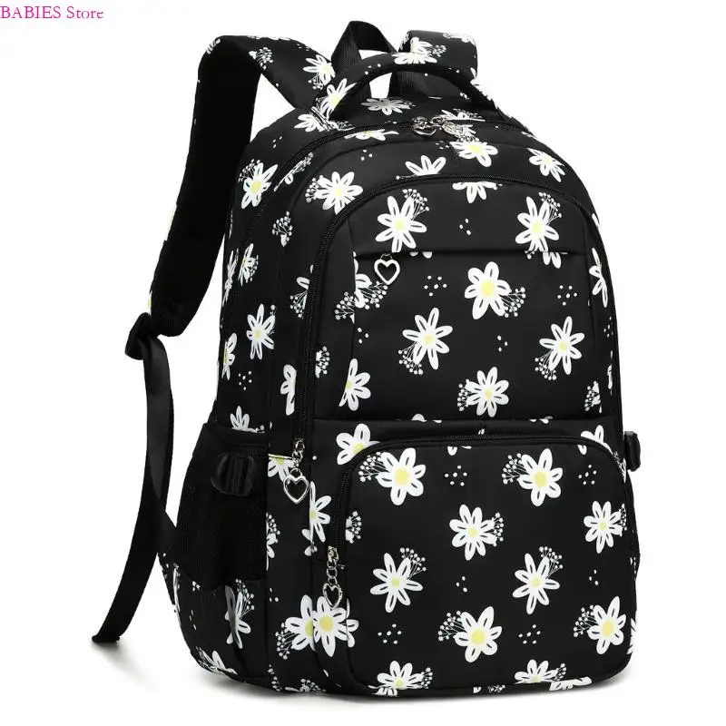 

C9GB 3Pcs Large Capacity Backpack with Lunch Bag Pencil Case Set Functional School Bag Student Casual Daypack