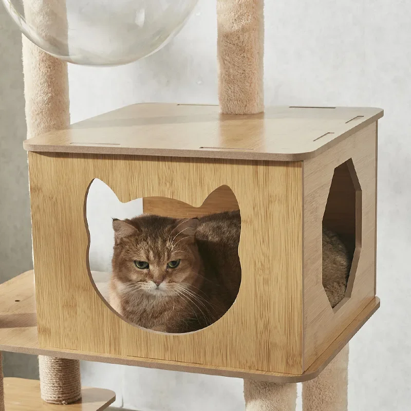 Cat tree pet hammock hemp back climbing frame cat scratching board climbing frame