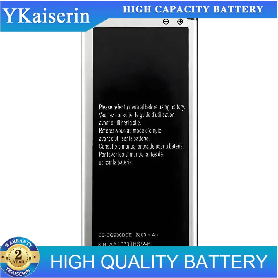 

Mobile Phone Battery EB-BG900BBC 2800Mah For Samsung Galaxy S5 G900 G900S G900I G900F G900H I9600 G870 G870A