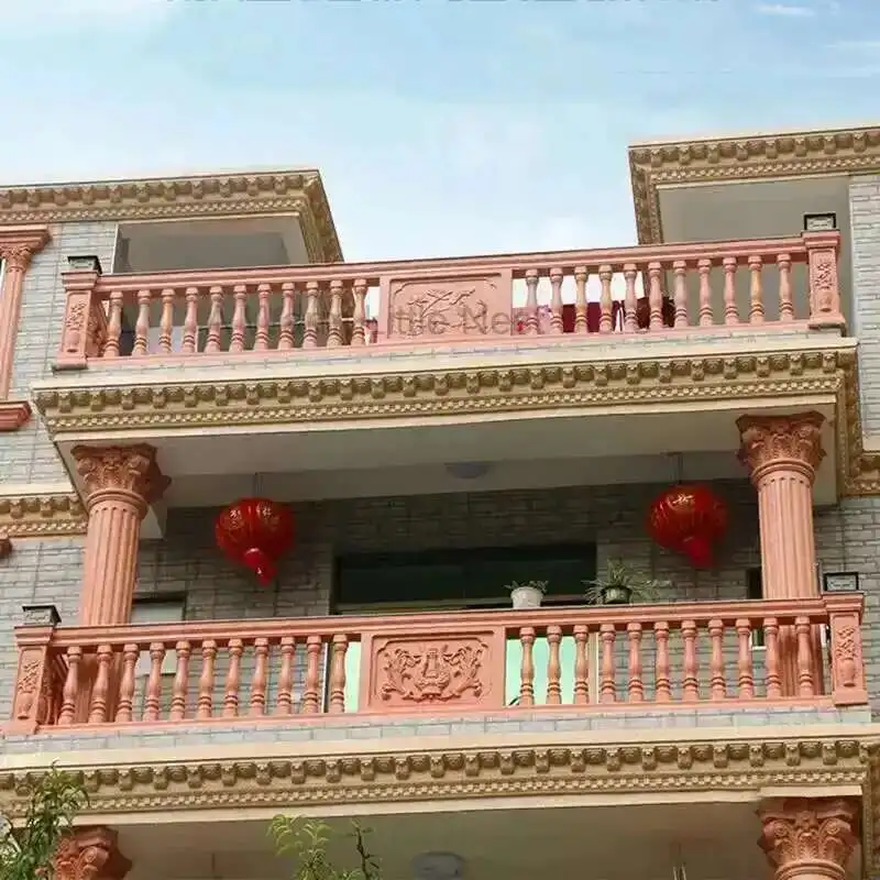 

Roman Column Mold Cement Railing Mold for Household Villa Garden Buildings Handrail Mold Cast-in-place Cement Guardrail Model